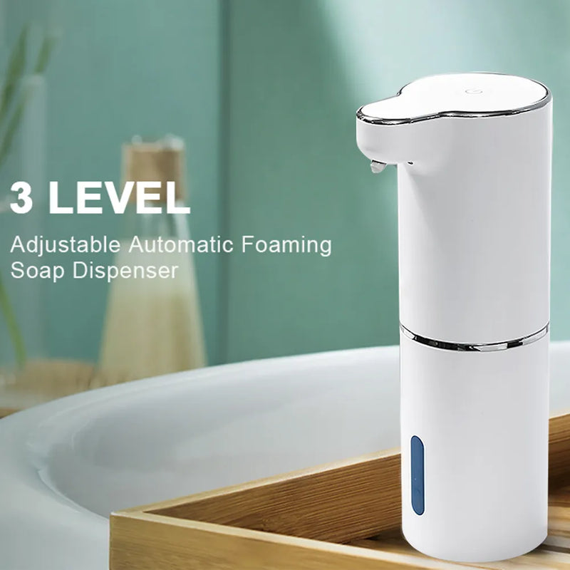 Dispensador Automático de Espuma de Sabão - com Sensor Sem Toque Modelo Recarregável - capacidade 300ML