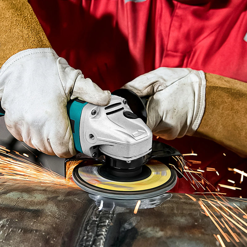 Esmerilhadeira Angular Sem Fio GISAM M14 125mm – Máquina de Polimento e Corte - Compatível com Bateria Makita 18V
