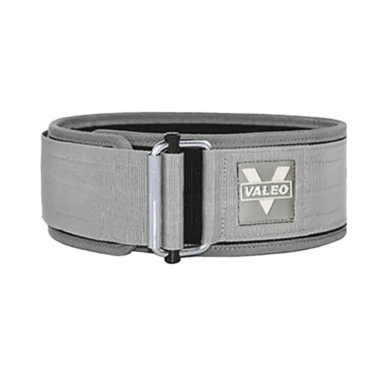 Cinto de Levantamento de Peso VALEO Profissional - Velcro Ajustável Suporte Lombar Duplo - para Treino de Força Musculação Crossfit