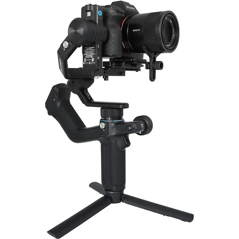 Gimbal Profissional SCORP Mini 2 FeiyuTech - Estabilizador 3 Eixos para Câmeras DSRL Câmeras de Ação e Smartphones - com Rastreamento IA