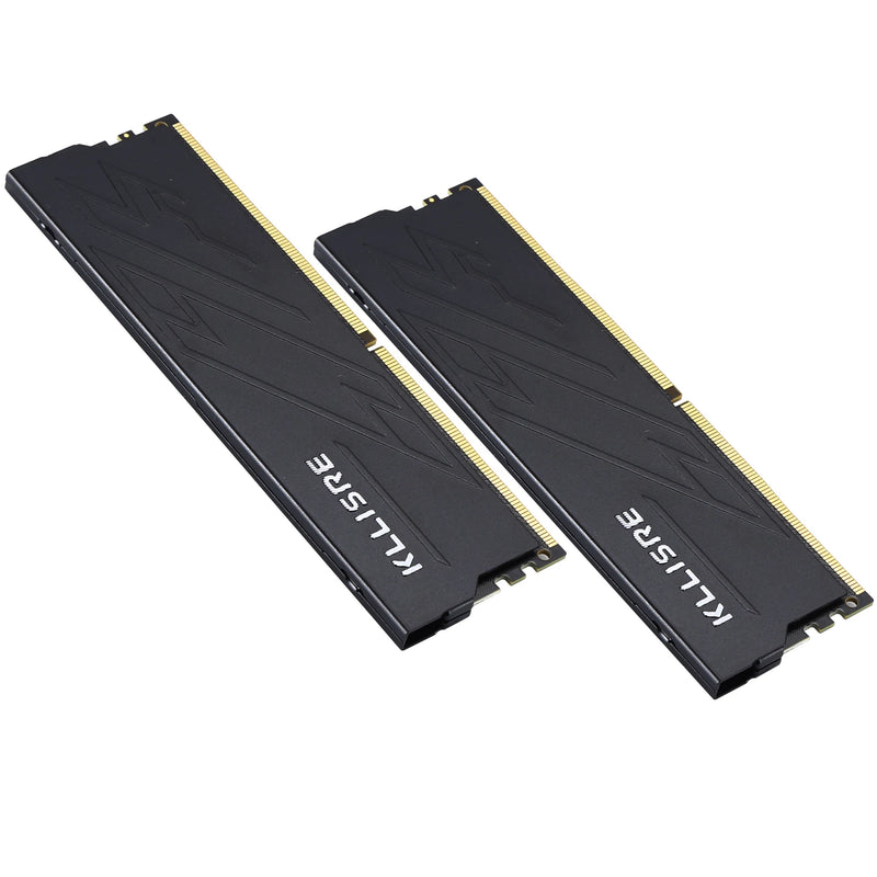 Memória RAM KLLISRE DDR4 4GB 8GB 16GB - 2666MHz 3200MHz - com Aleta de Resfriamento para PC Desktop