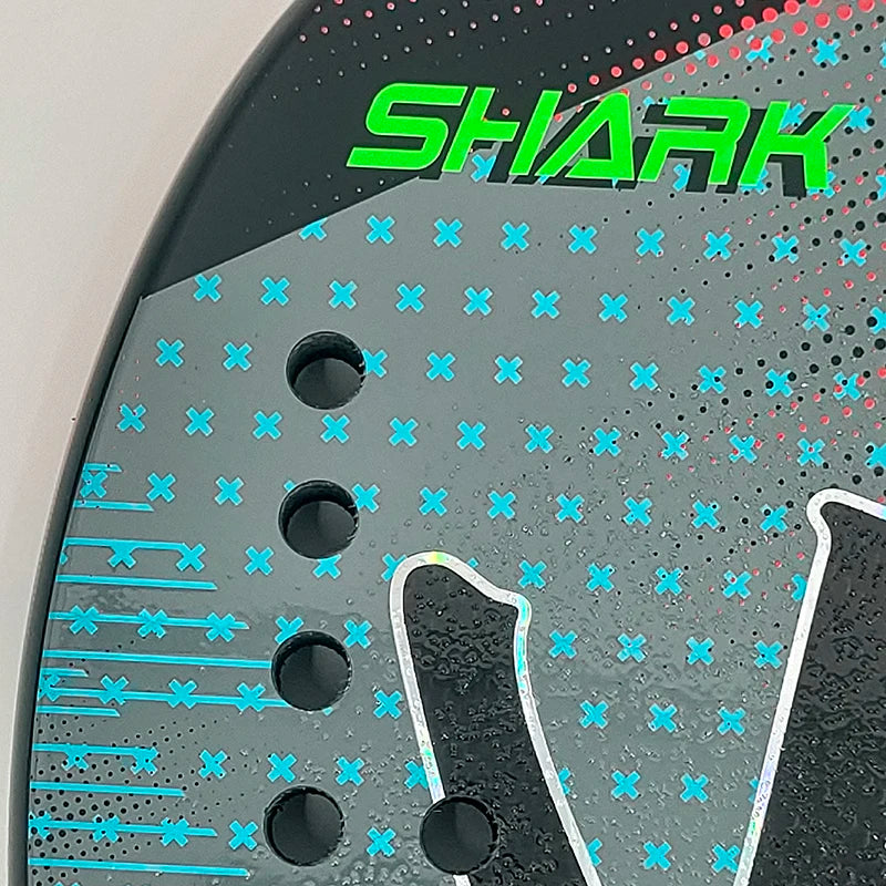 Raquete Beach Tennis WCamewin em Carbono 3K 2024 - Fibra de Carbono Premium Superfície Rugosa