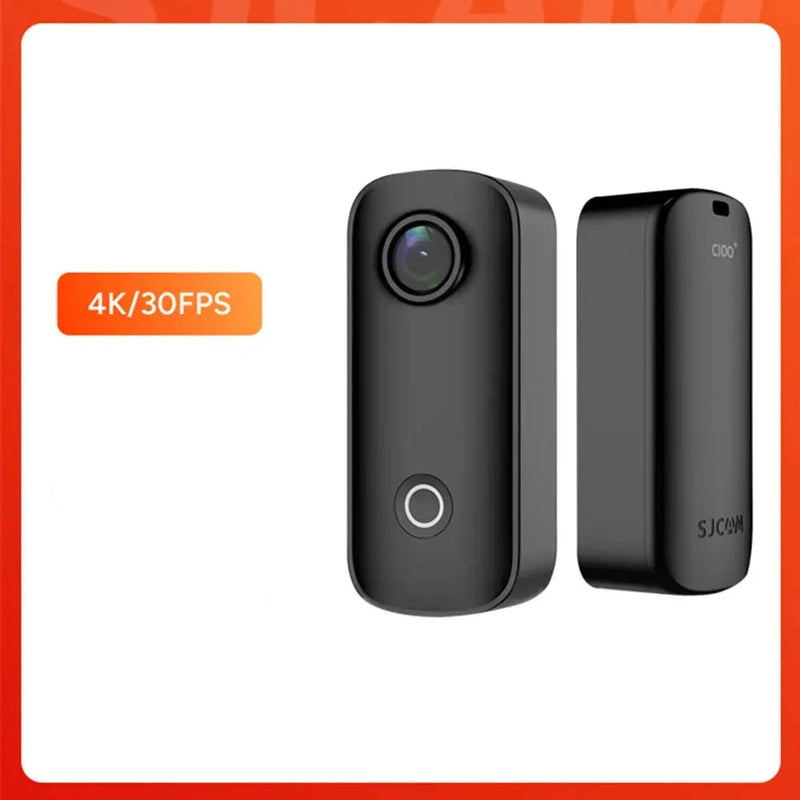 Câmera de Ação 4k SJCAM C100 Plus – com Wifi Câmera Esportiva à Prova D'Água Estabilização EIS