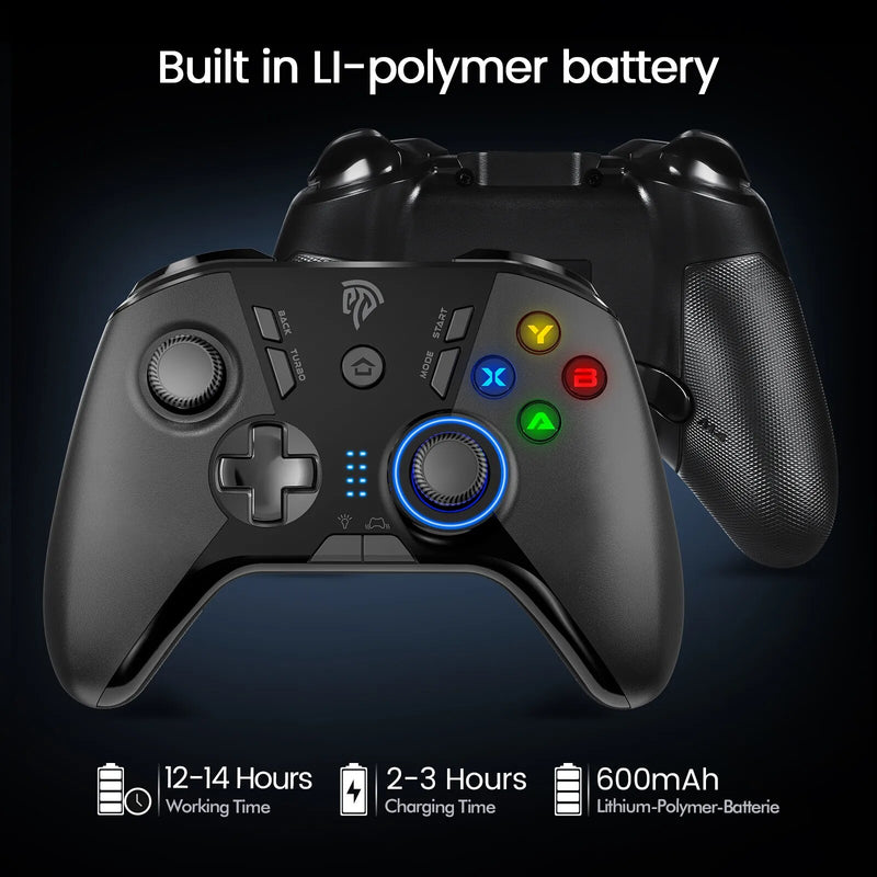 Controle Gamer Sem Fio - EasySMX 9110 - Botões Personalizáveis para PC, PlayStation, Xbox, Android