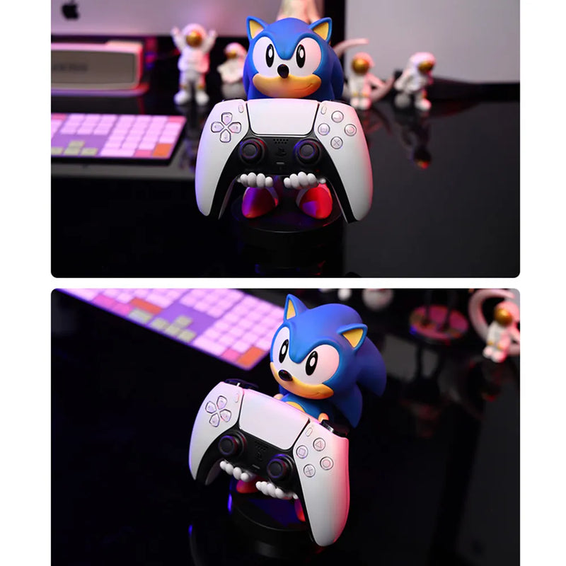 Suporte para Controles de Jogos - Personagem Sonic - Decoração Gamer