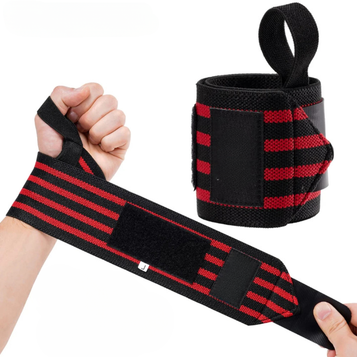 Munhequeira Strap Reforçadas para Musculação – Faixas de Punho para Levantamento de Peso