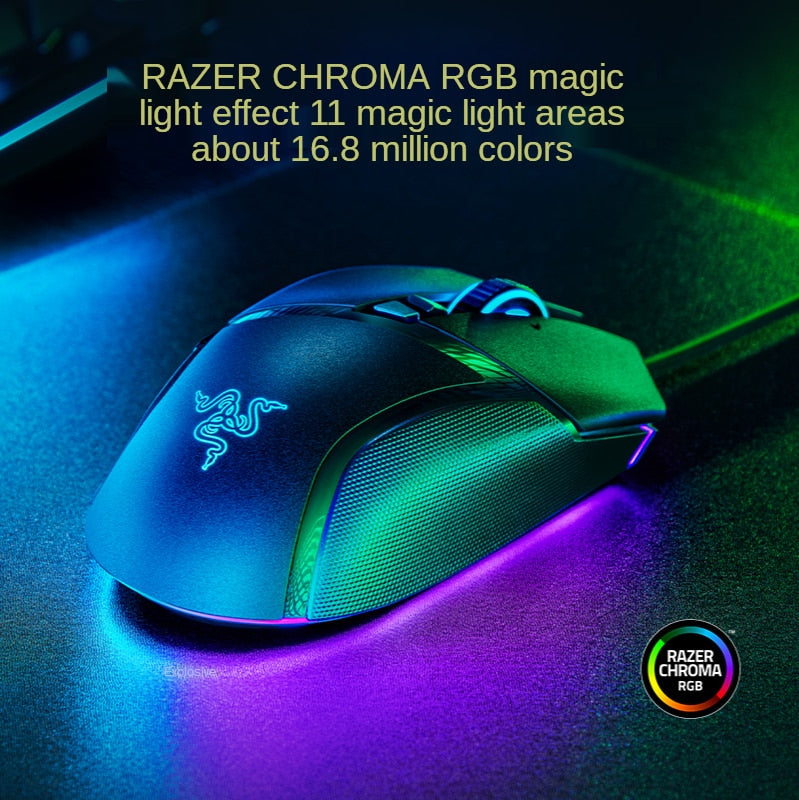 Mouse Gamer Razer BASILISK V3 - RGB Edição E-Sports - Sensor Óptico 26K DPI, 10 Botões Click Rápido