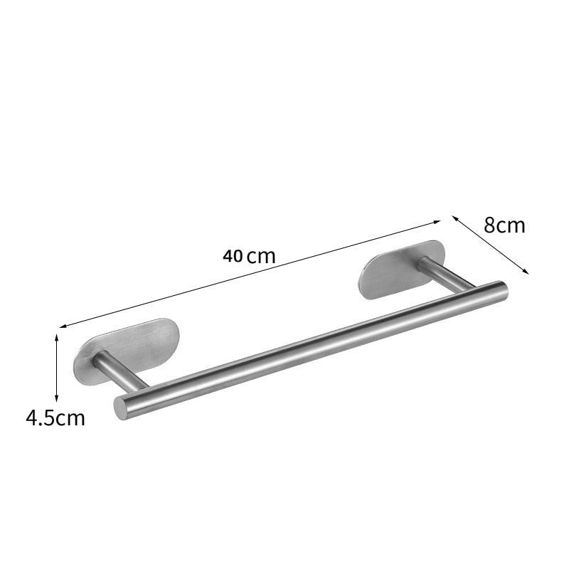 Suportes em Inox para Toalha Papel e Acessórios para Banheiro e Cozinha