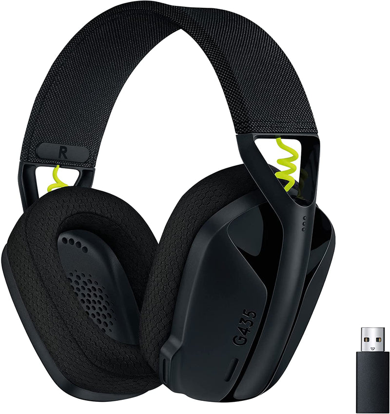 Headset Gamer Logitech G435 Lightspeed - USB e Bluetooth com Microfone - Compatível com Aúdio Dolby Atmos para PC