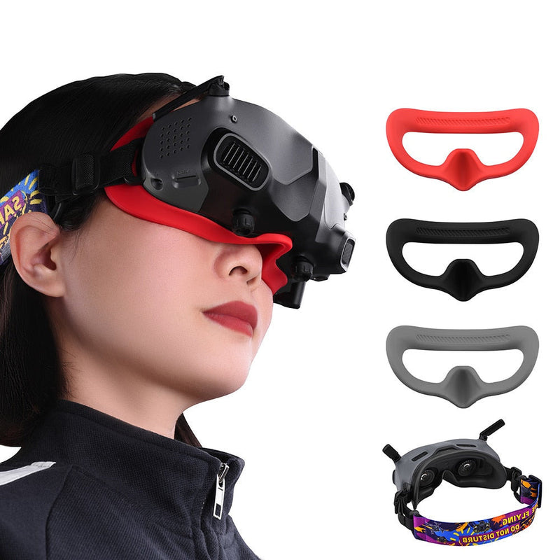 Capa Facial Protetora de Silicone Confortável para Óculos DJI Goggles 2 - Drone DJI Avata