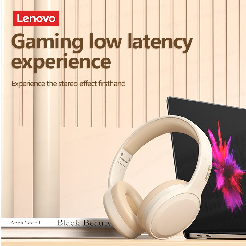Fone Headset Sem Fio para Academia e Esportes -  Lenovo TH30 - Sem Fio Bluetooth 5.0 - Headset Esportivo com Microfone