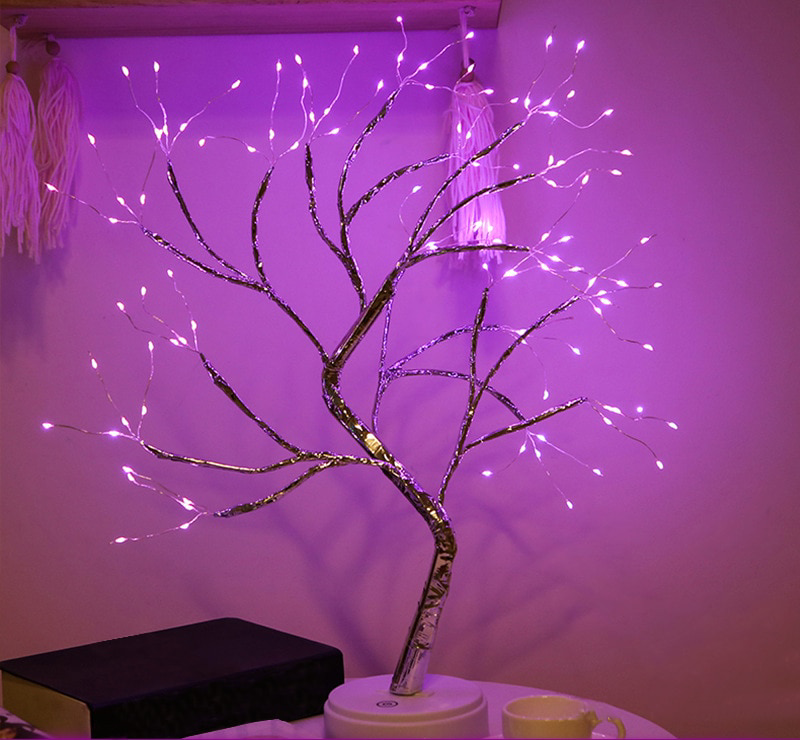 Árvore da Vida - Luminária LED Efeito Mágico para Quarto Sala Home Office